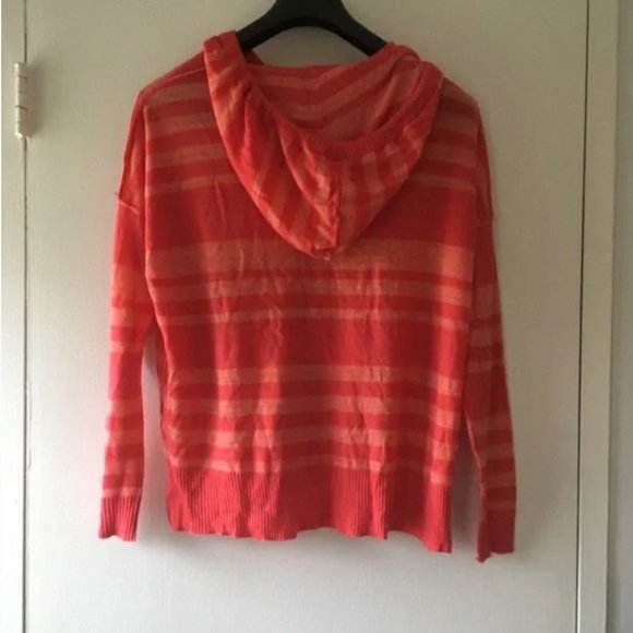 Anthropologie Orange and Pink Striped Sweater - Size Small - Picture 5 of 9